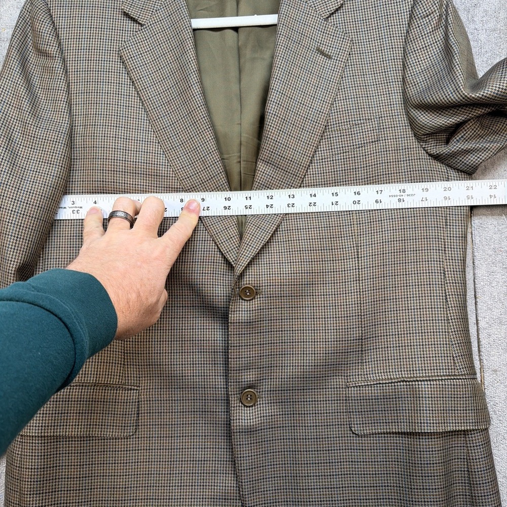 Canali Blazer 40R Silk Wool Brown Sport Coat Made in Italy - Picture 3 of 11